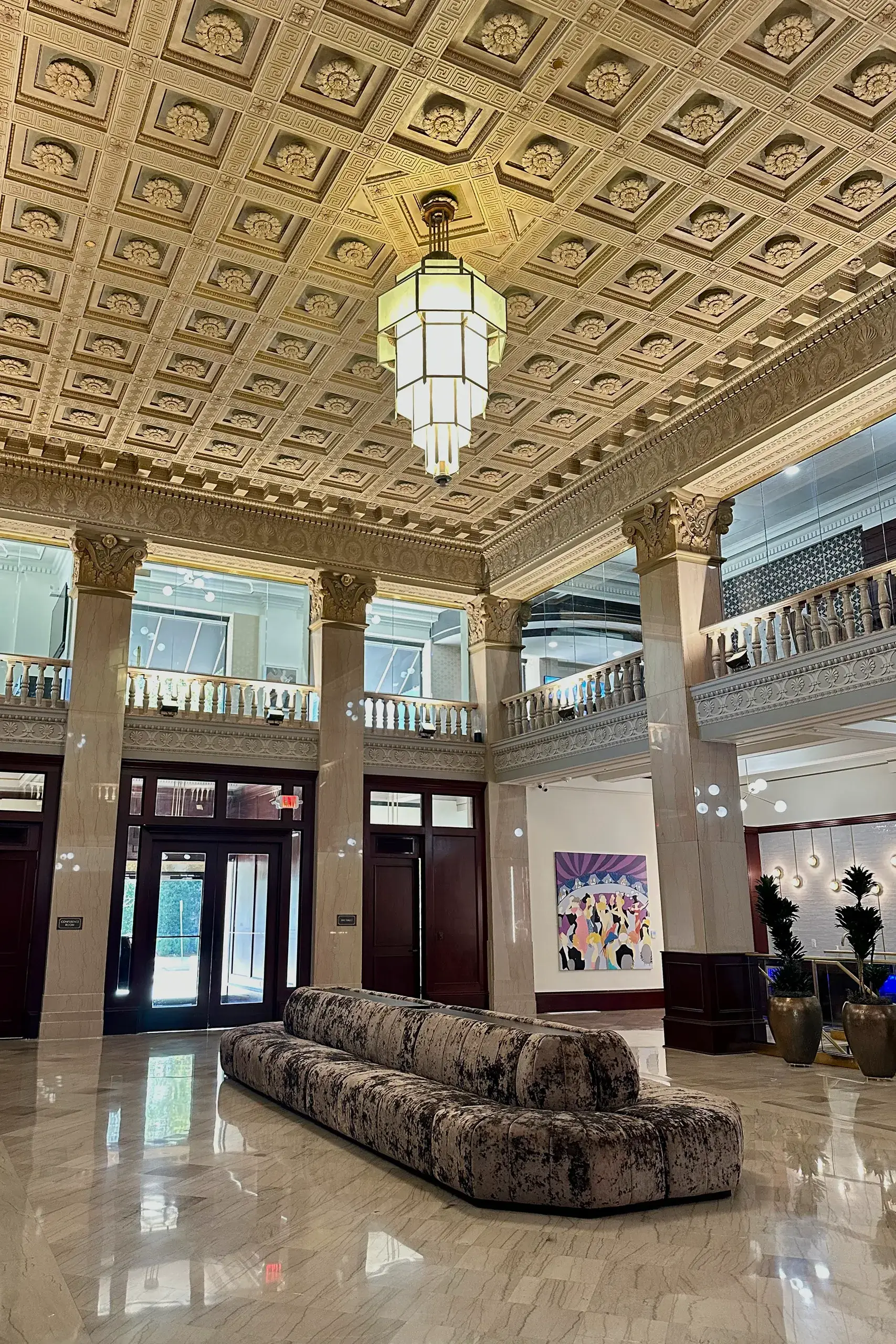 Interior of Harlow building