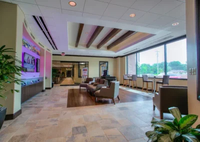 Interior seating area